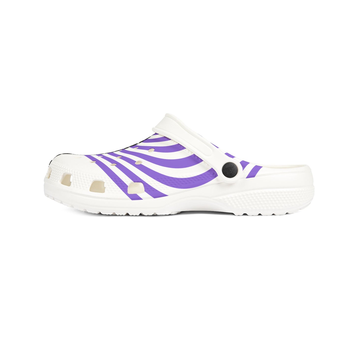Purple Striped EVA Foam Shoes, Comfortable Clogs, Summer Footwear, Outdoor Shoes, Trendy Fashion Sandals, Perfect for Beach