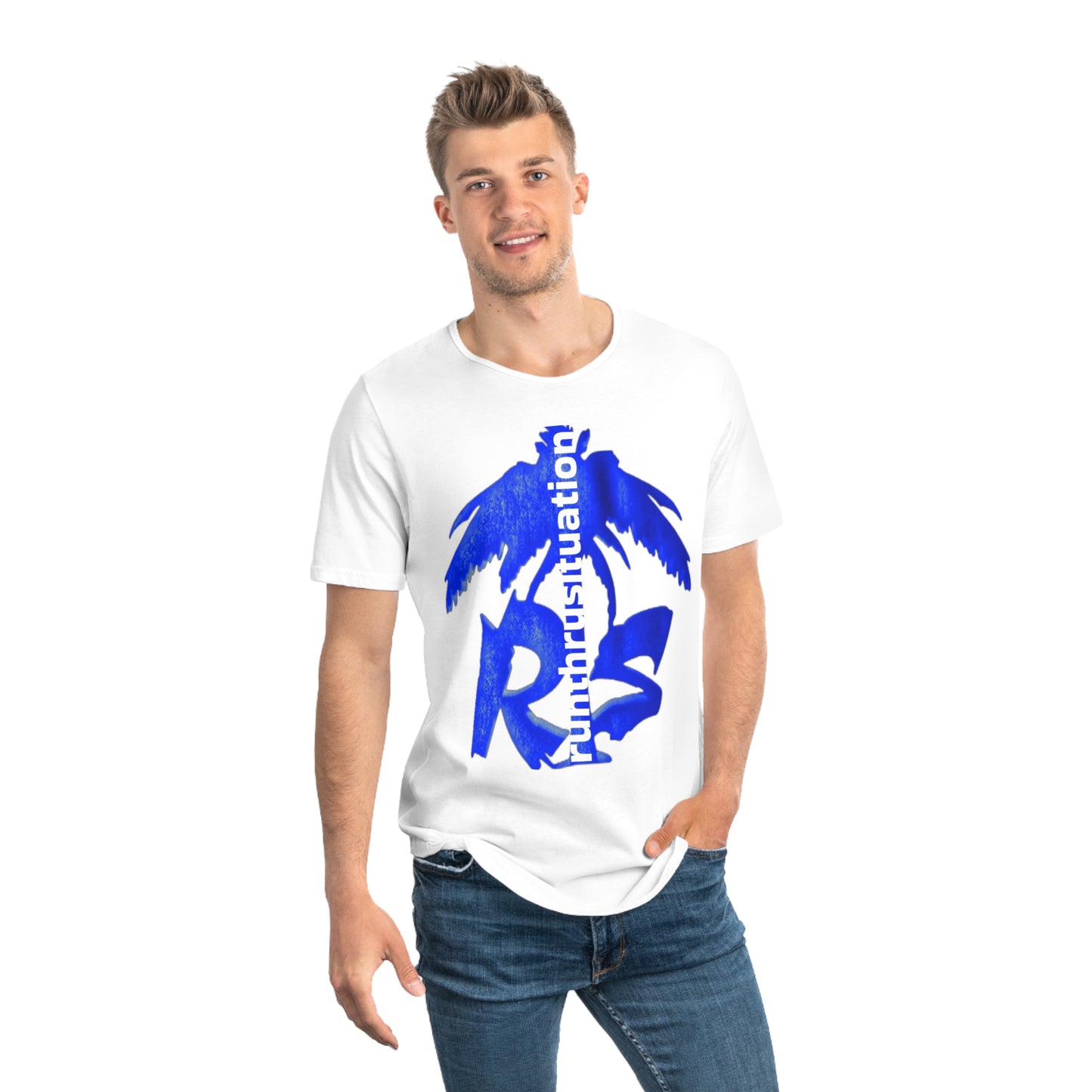 Men's Jersey Curved Hem Tee