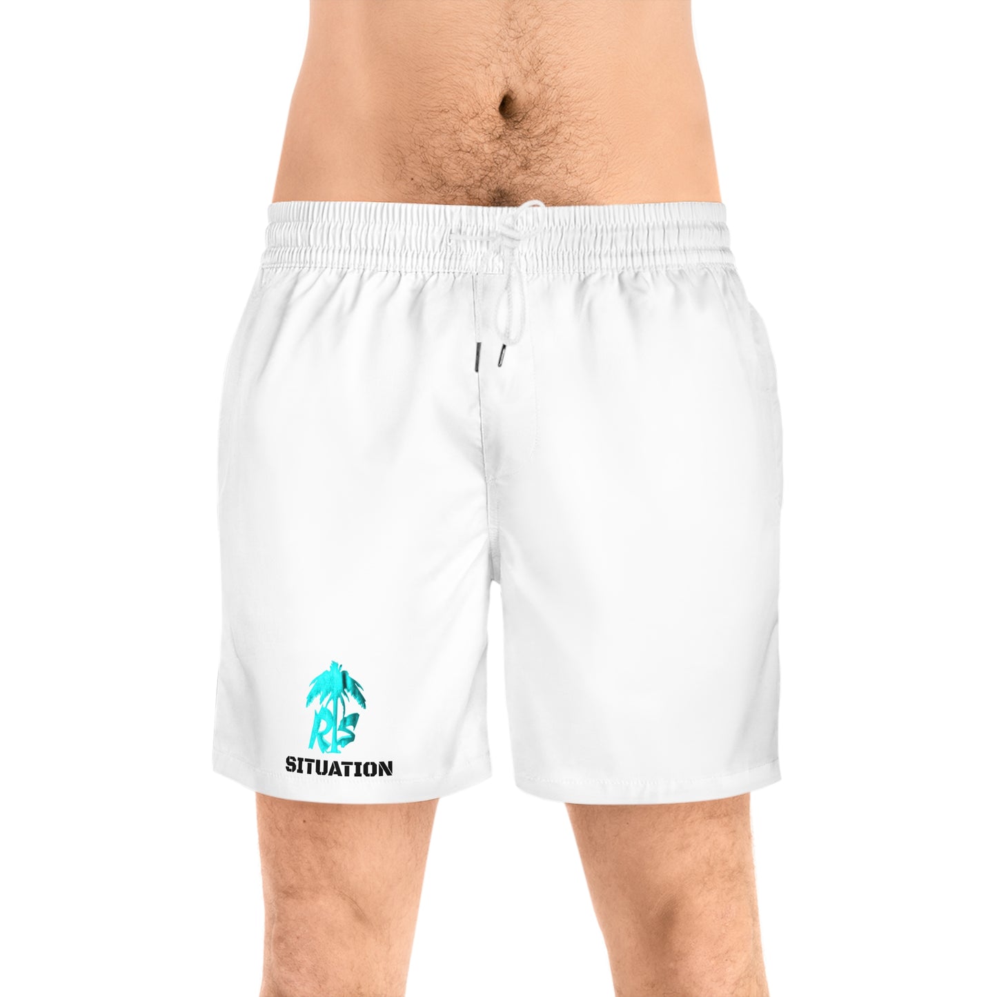 Men's Mid-Length Swim Shorts (AOP)