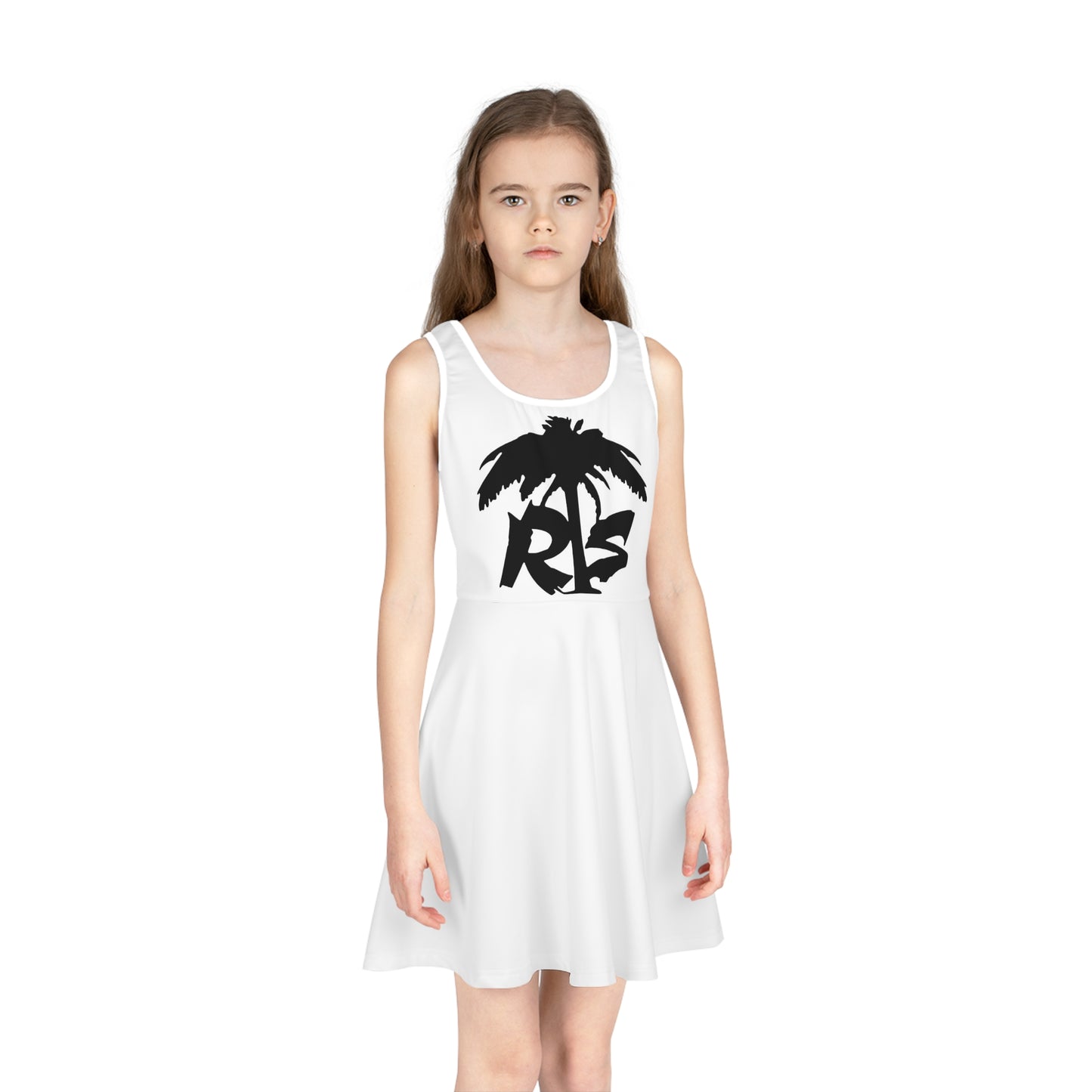 Girls' Sleeveless Sundress (AOP)