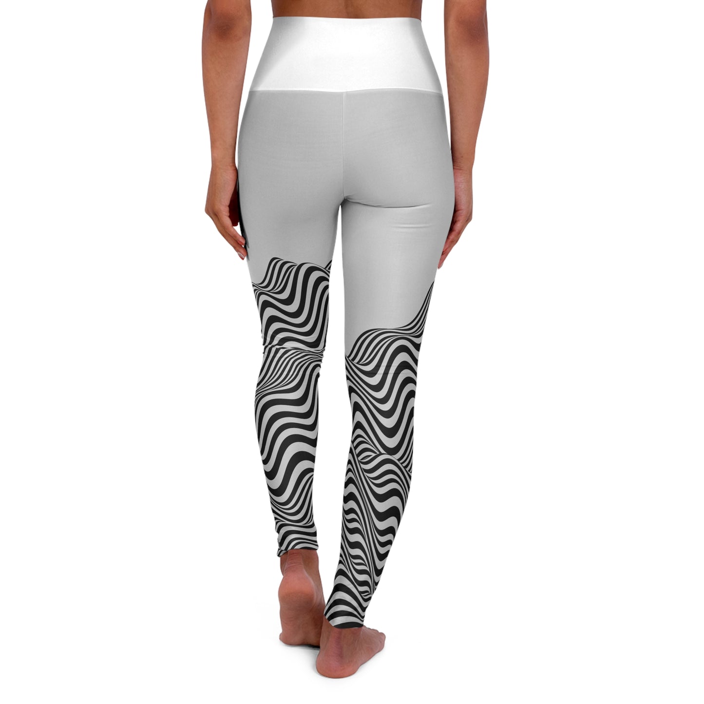 High Waisted Yoga Leggings (AOP)