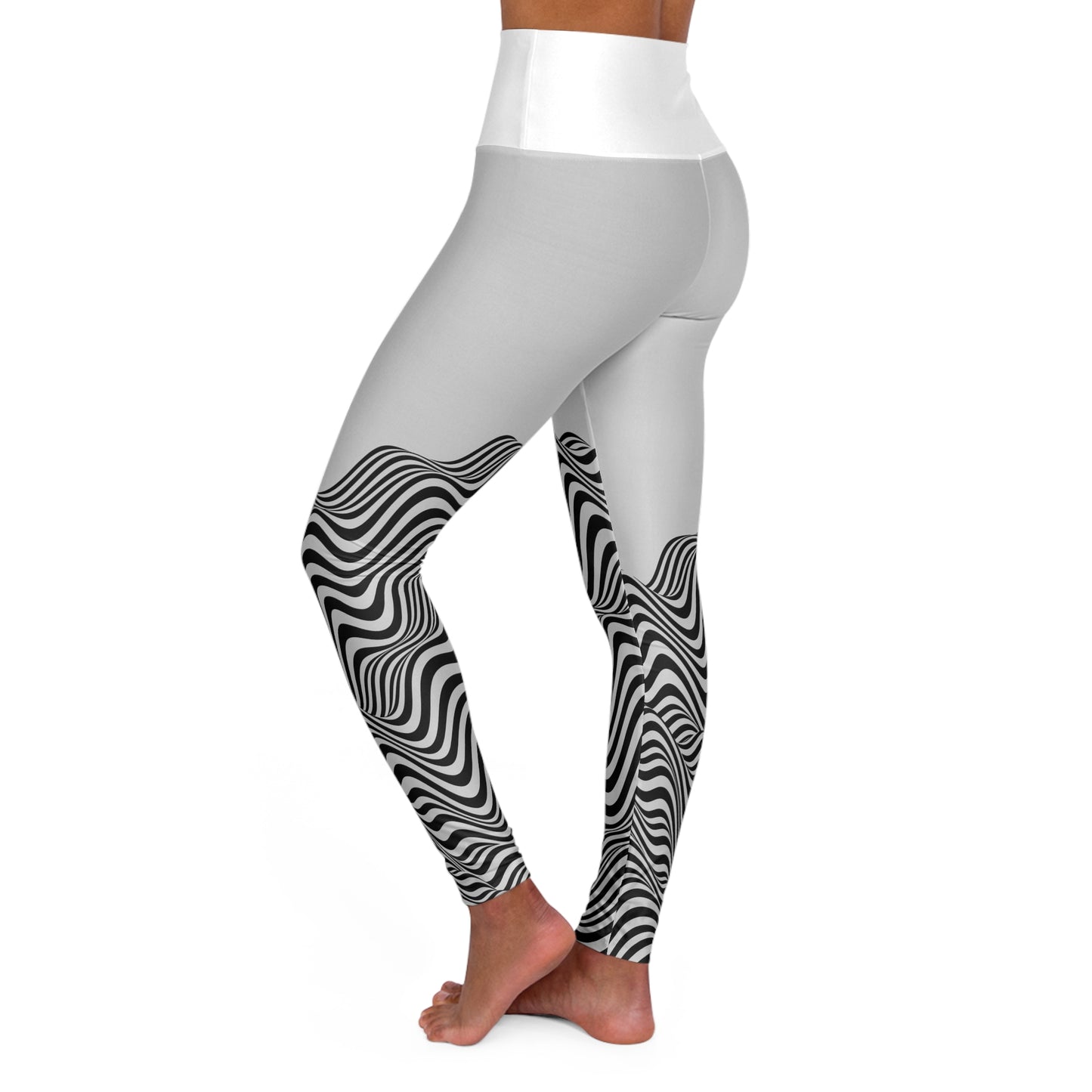 High Waisted Yoga Leggings (AOP)