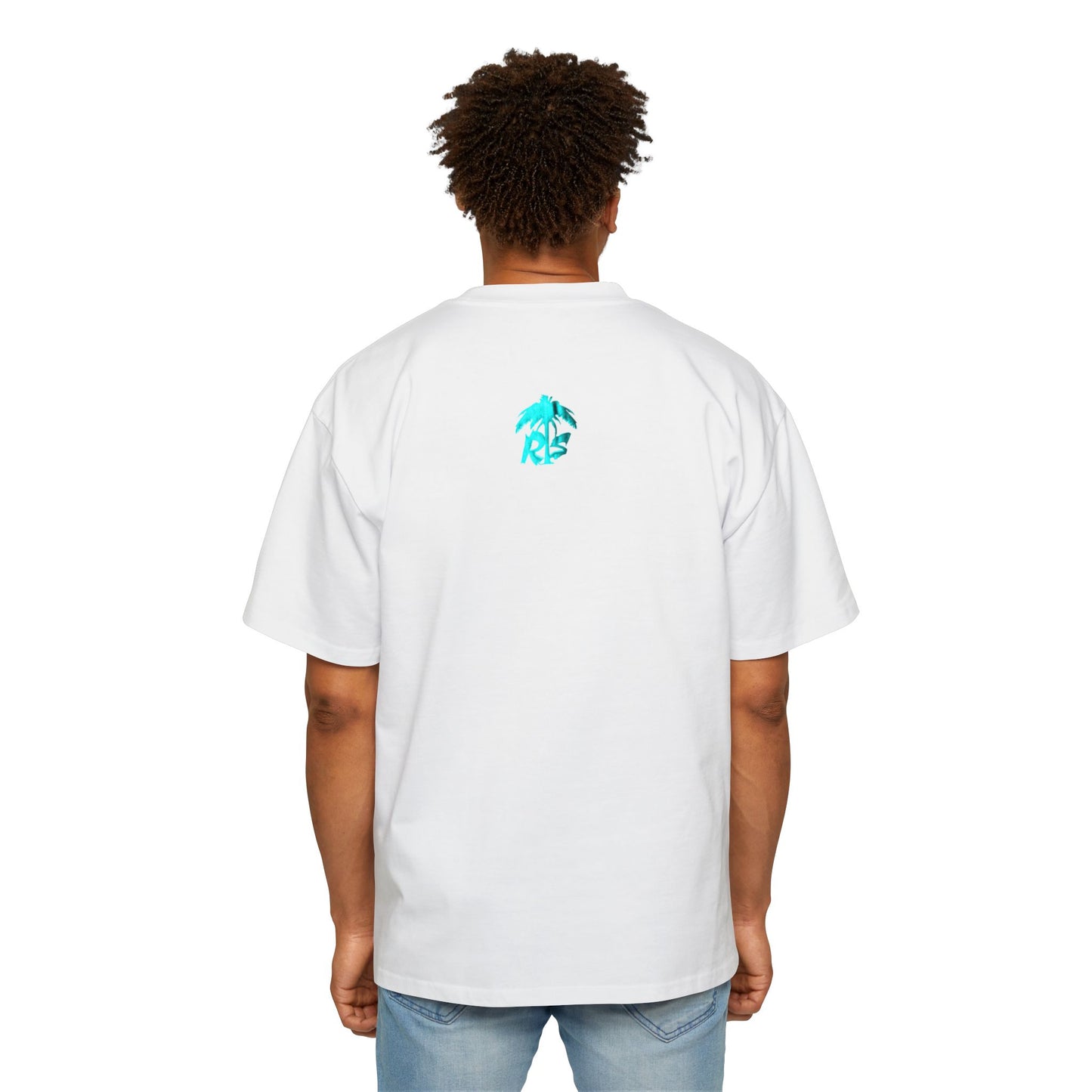 Situation Palm Tee — Men’s Oversized Beach Graphic T‑Shirt