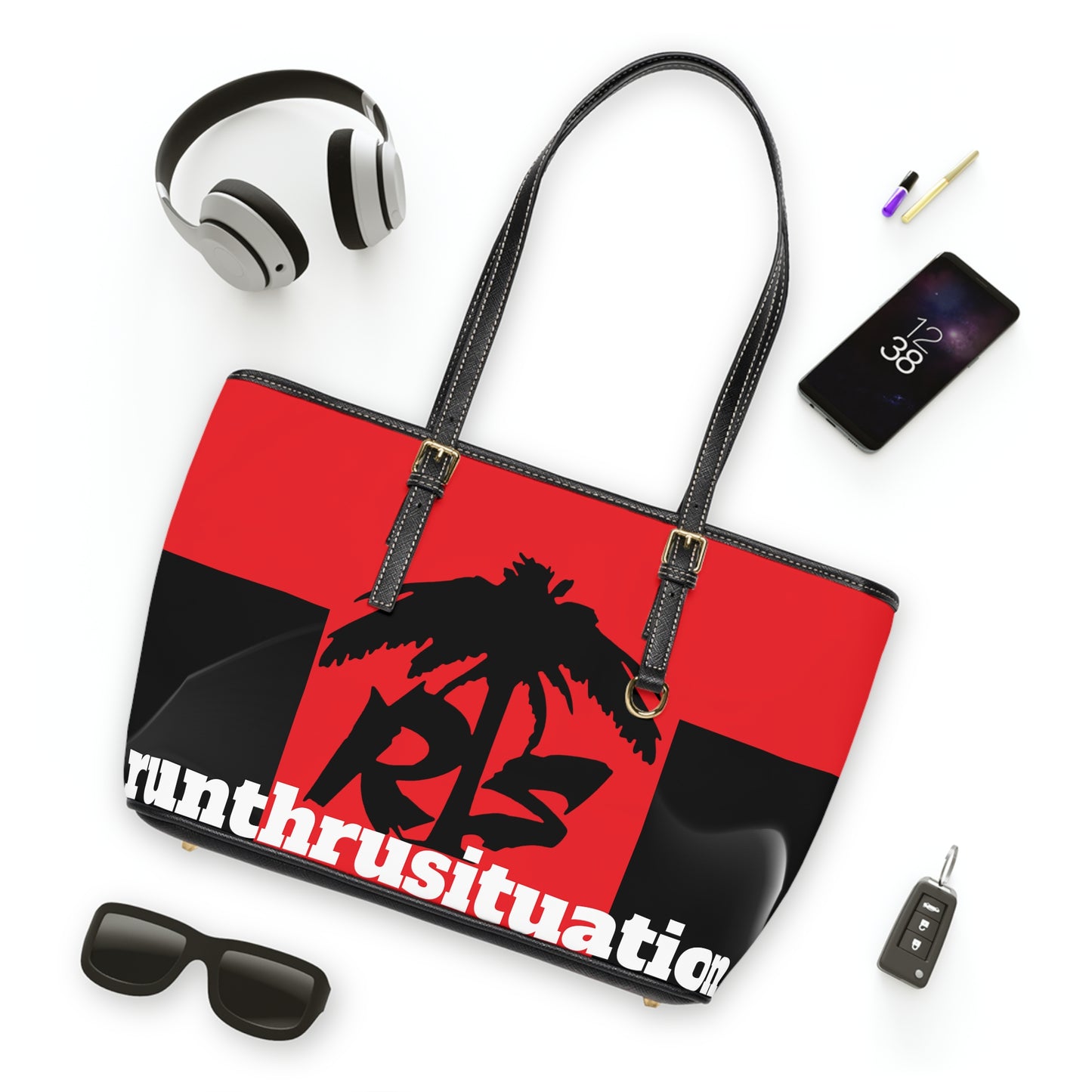 PU Leather Shoulder Bag