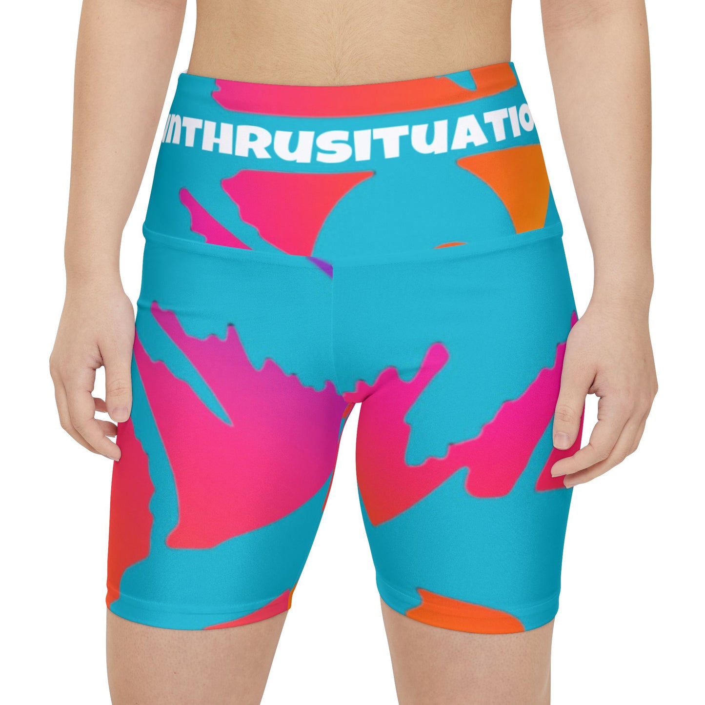 Vibrant Women's Workout Shorts, Bright Fitness Shorts, Activewear, Running Shorts, Gym Wear, Exercise Shorts, Summer Workout Gear