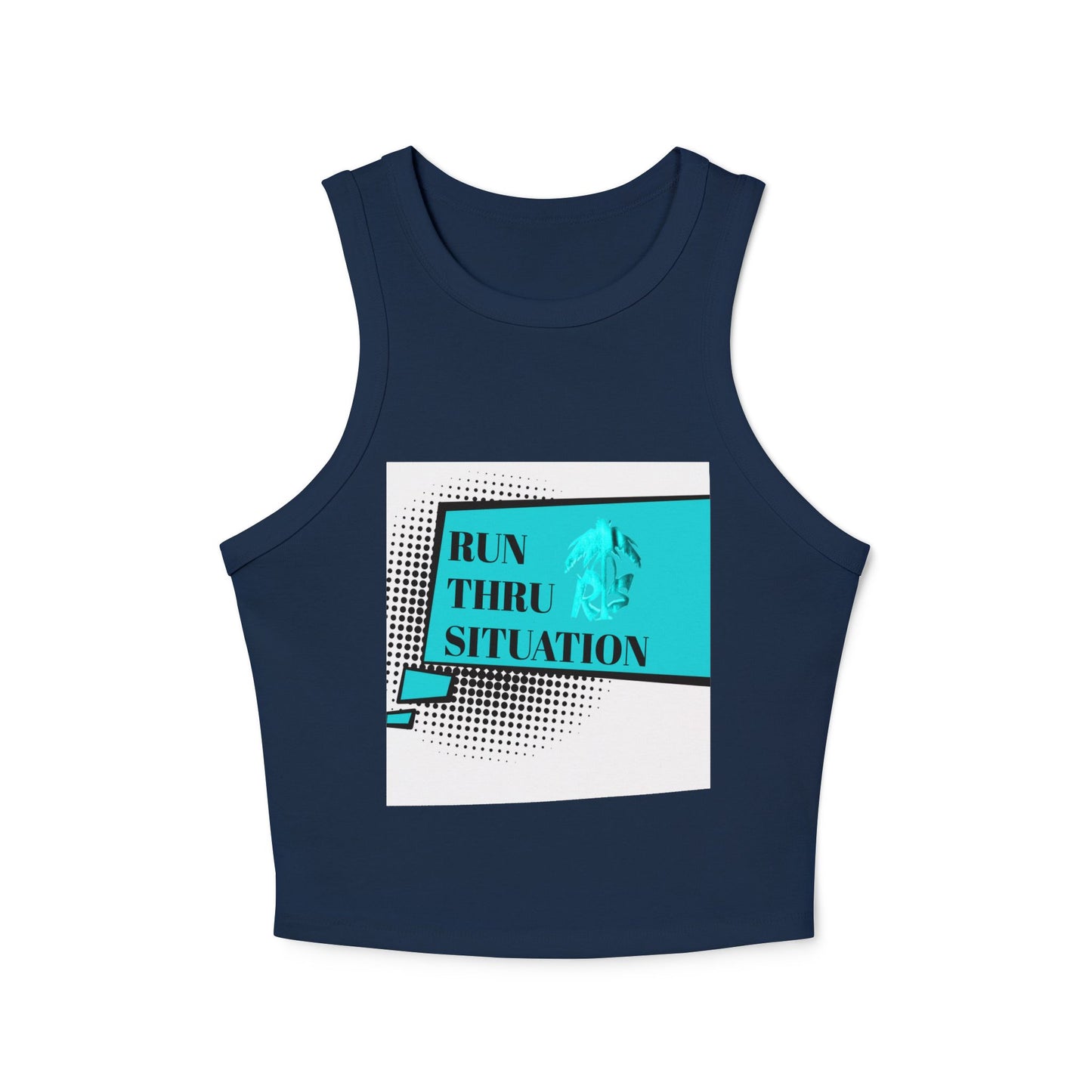 Women's Micro Rib Racer Tank Top