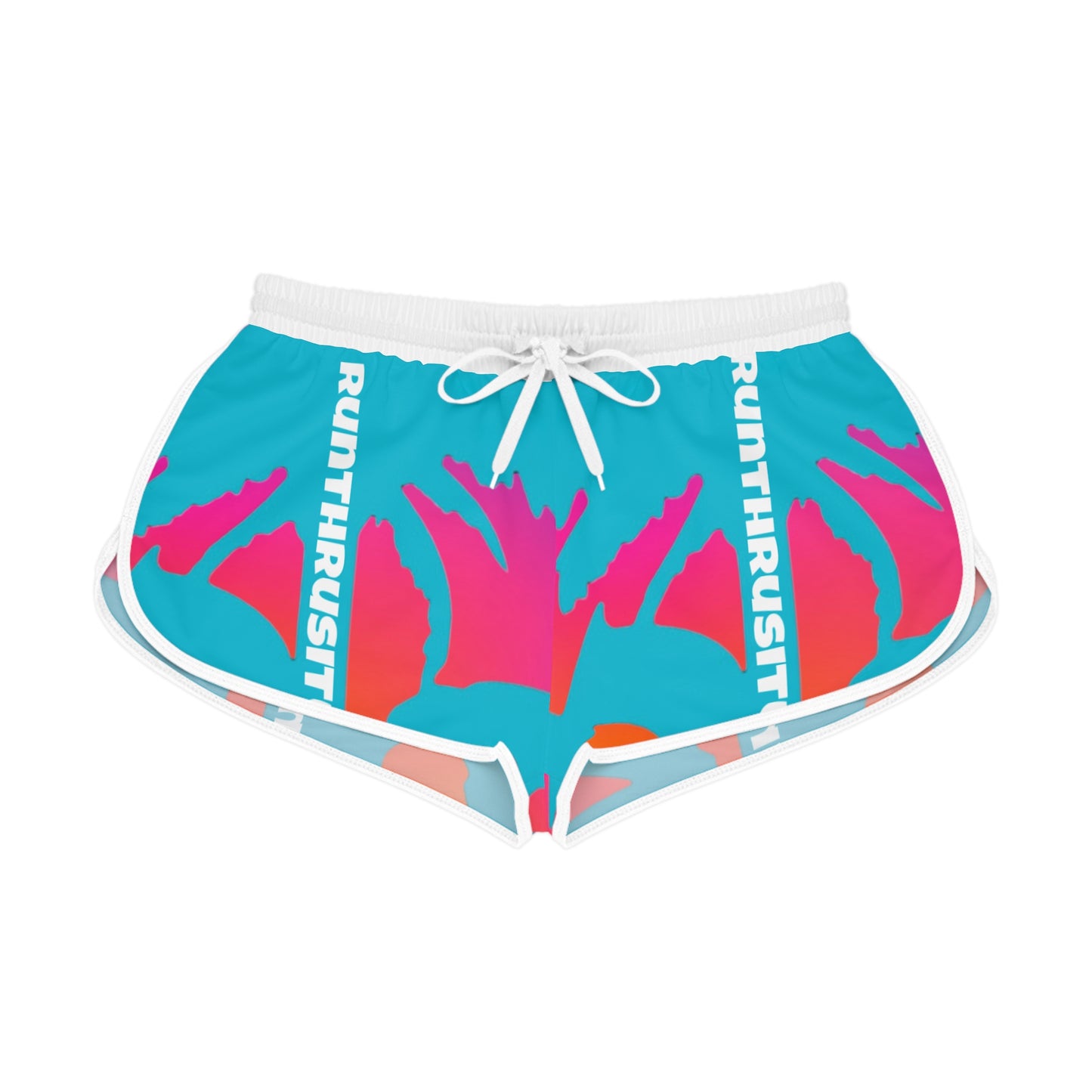 Women's Relaxed Summer Shorts, Trendy Beachwear, Vacation Shorts, Casual Lounge Shorts, Colorful AOP Shorts