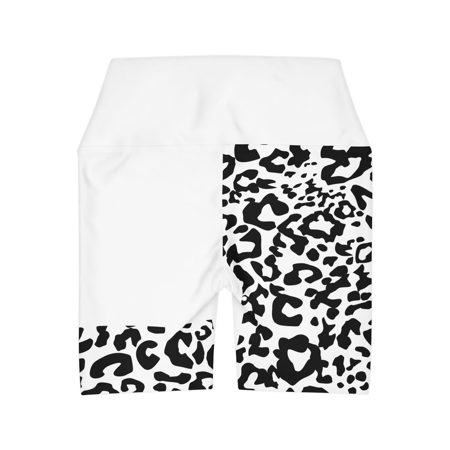 High Waisted Yoga Shorts (AOP)