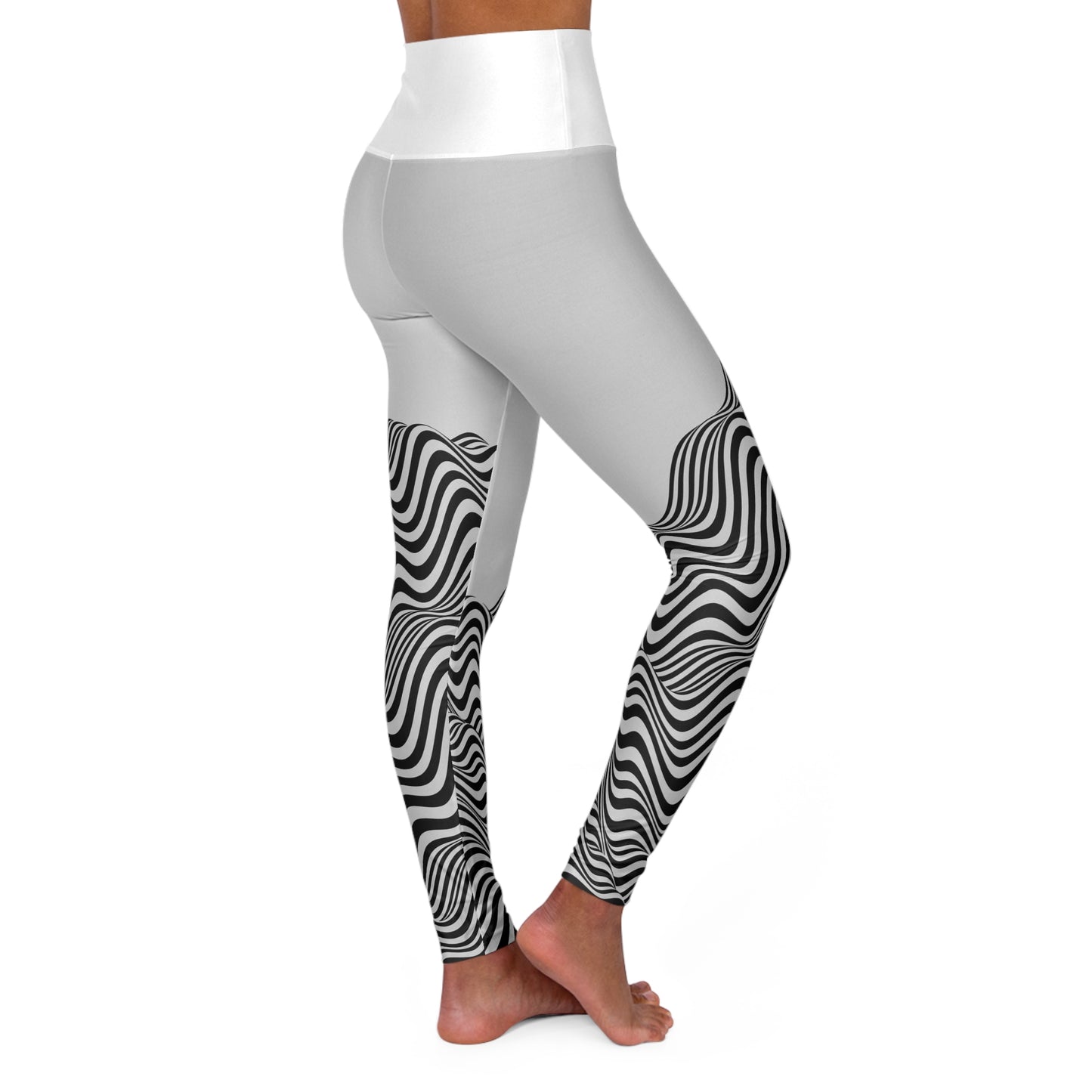 High Waisted Yoga Leggings (AOP)