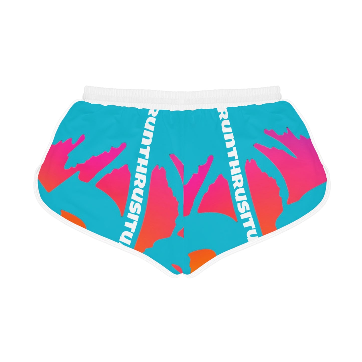 Women's Relaxed Summer Shorts, Trendy Beachwear, Vacation Shorts, Casual Lounge Shorts, Colorful AOP Shorts