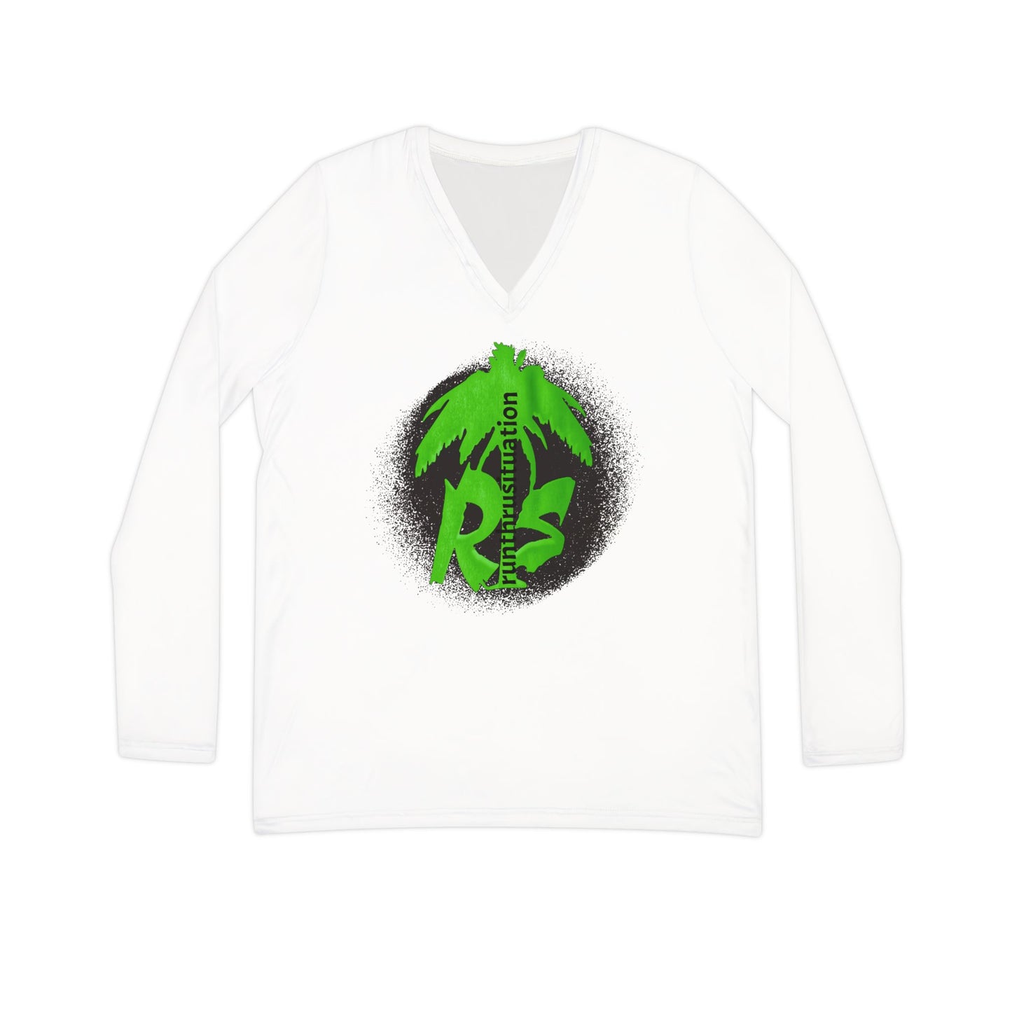 Women's Long Sleeve V-neck Shirt (AOP)