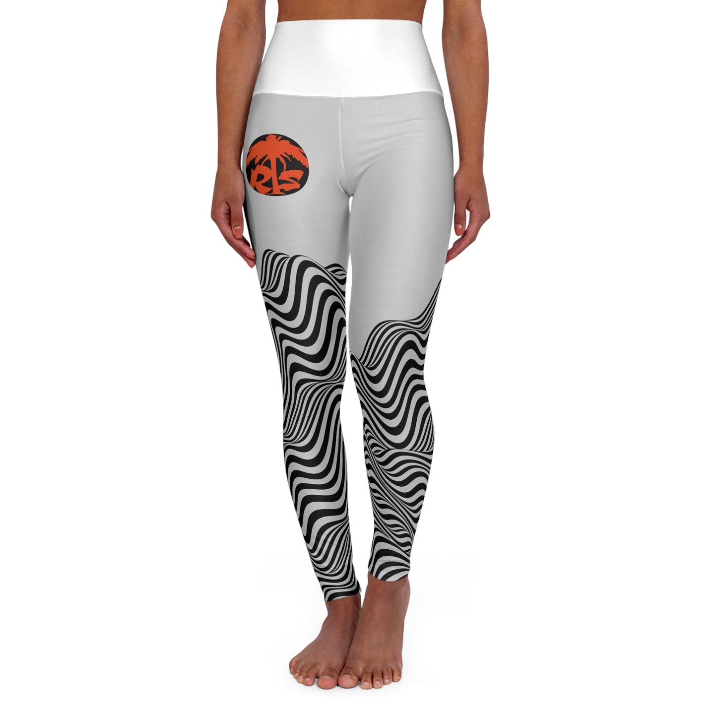 High Waisted Yoga Leggings (AOP)