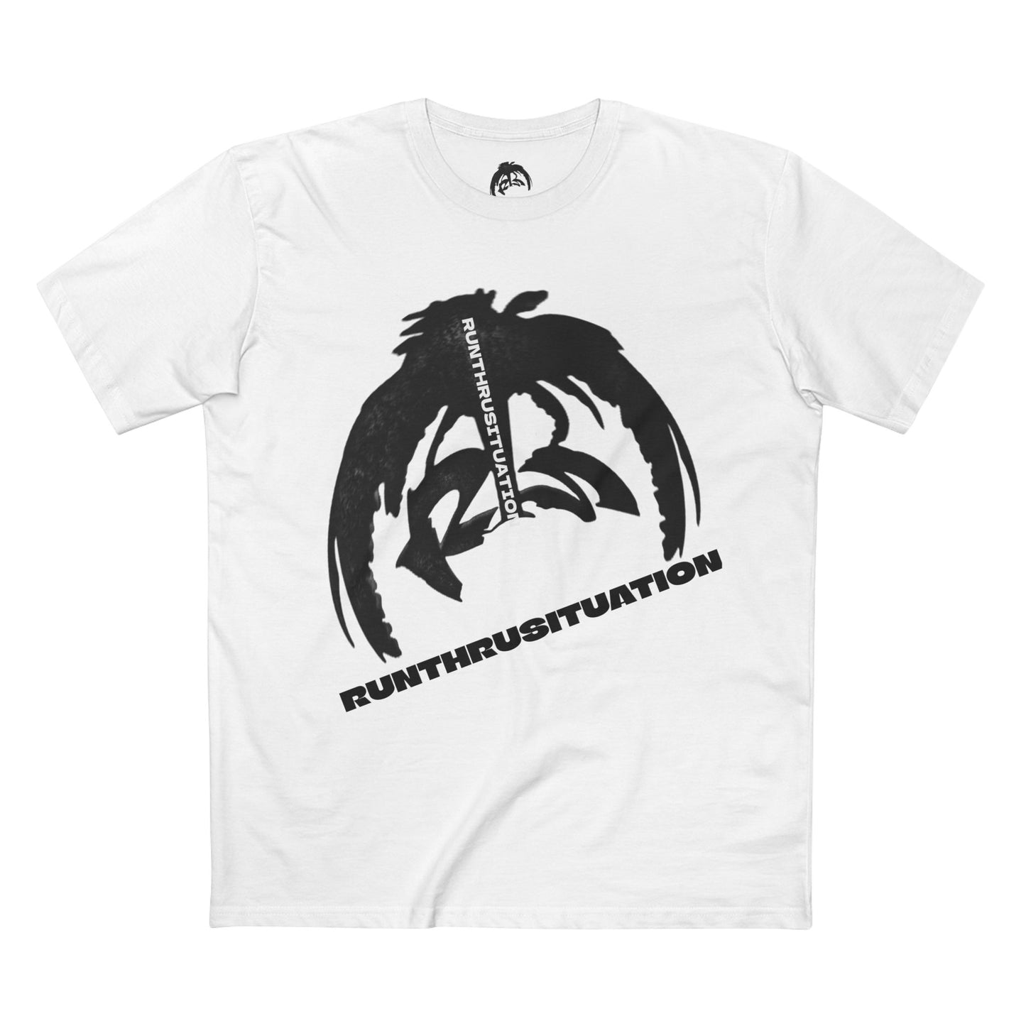 Runthrusituation Graphic Tee, Casual T-Shirt, Streetwear Apparel, Unique Gift, Everyday Wear