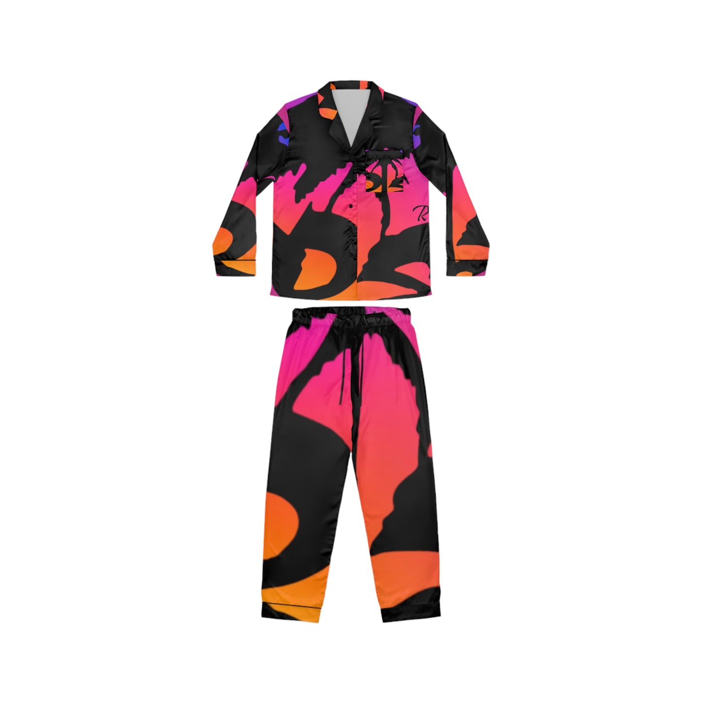 Women's Satin Pajamas (AOP)