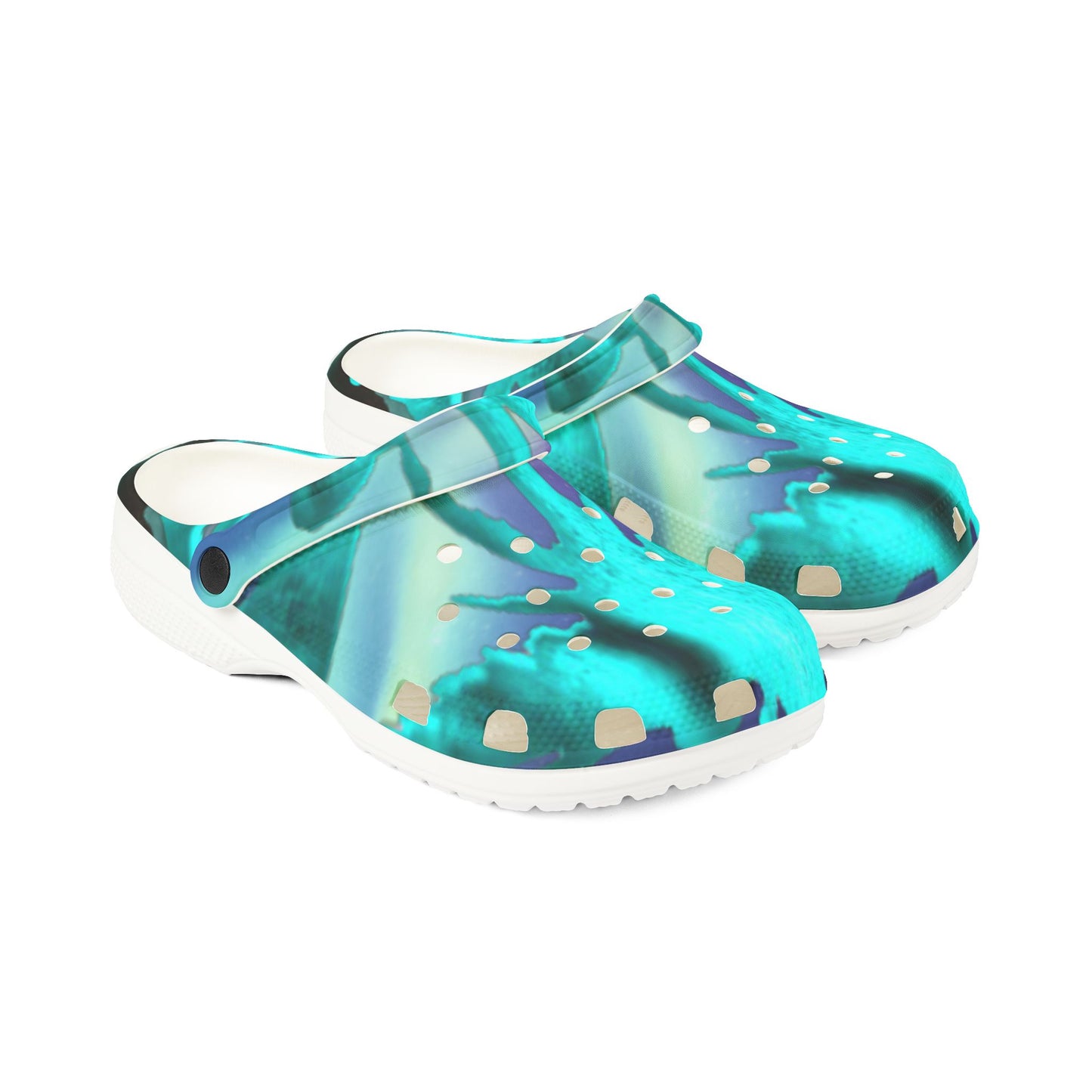 Vibrant EVA Foam Rubber Shoes, Slip-On Comfort Clogs, Summer Footwear, Casual Outdoor Shoes, Fun Colorful Footwear, Holiday Gift Idea