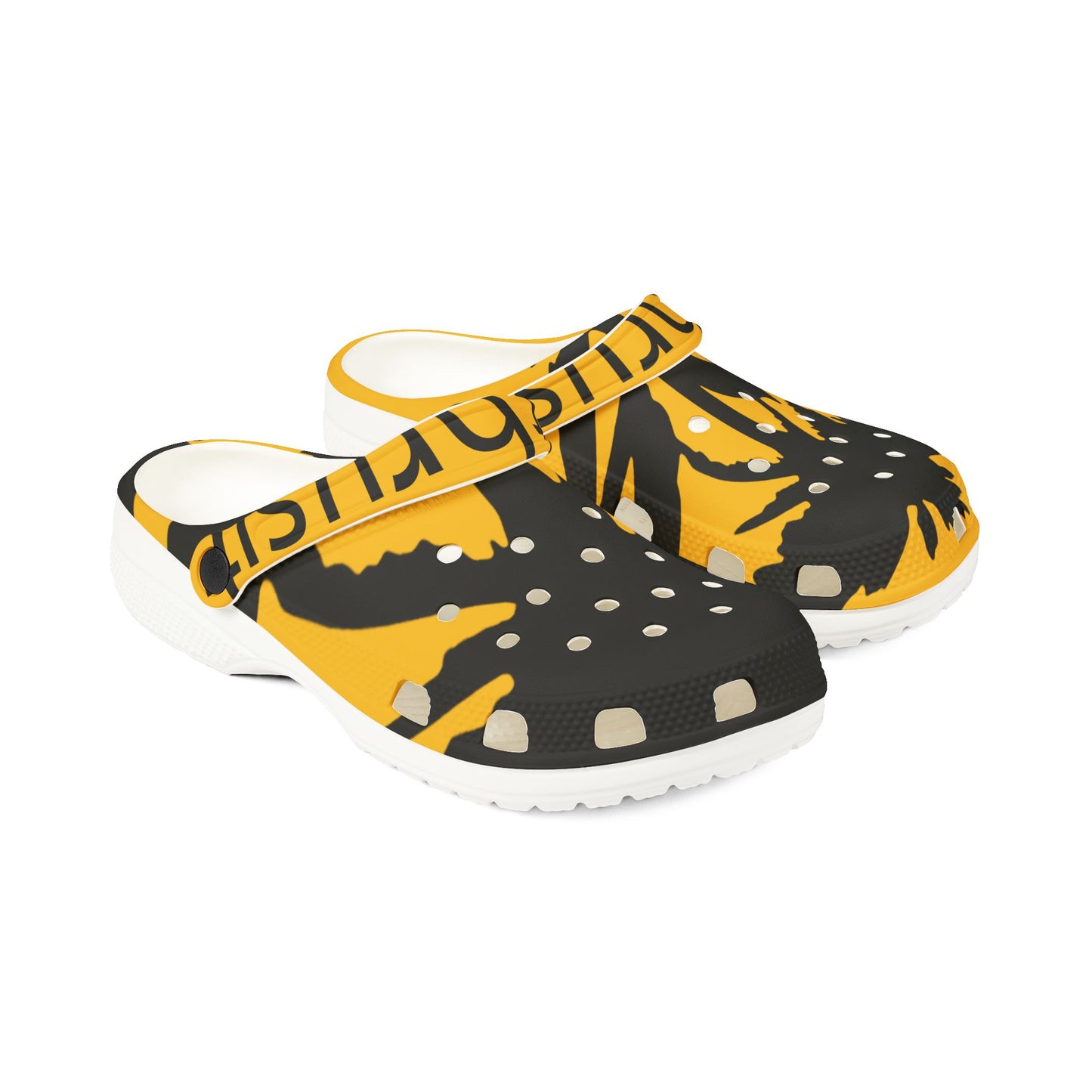 Trendy EVA Foam Clogs for Comfort & Style, Perfect for Summer, Casual Outings, Garden Wear, Slip-On Shoes, AOP Design