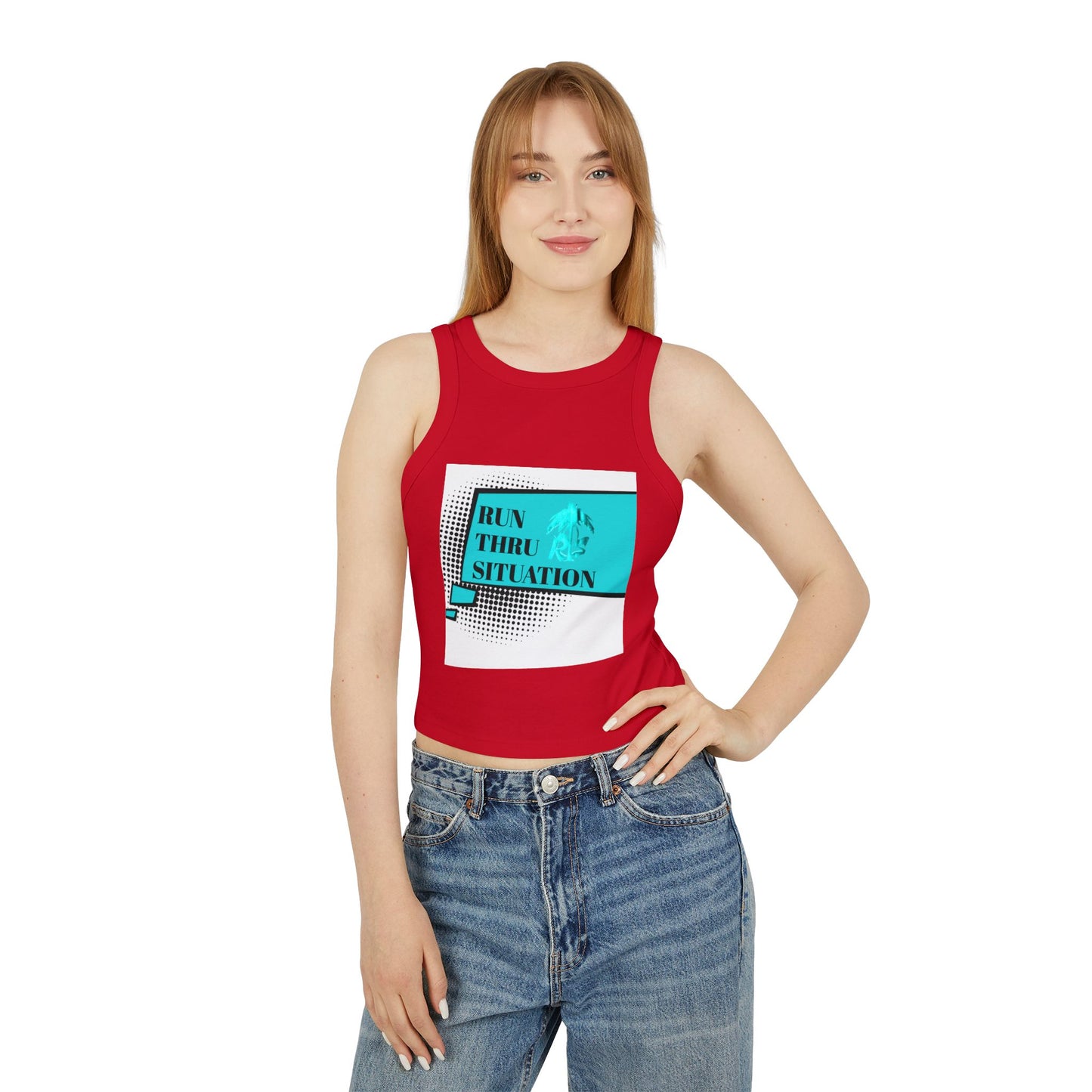 Women's Micro Rib Racer Tank Top