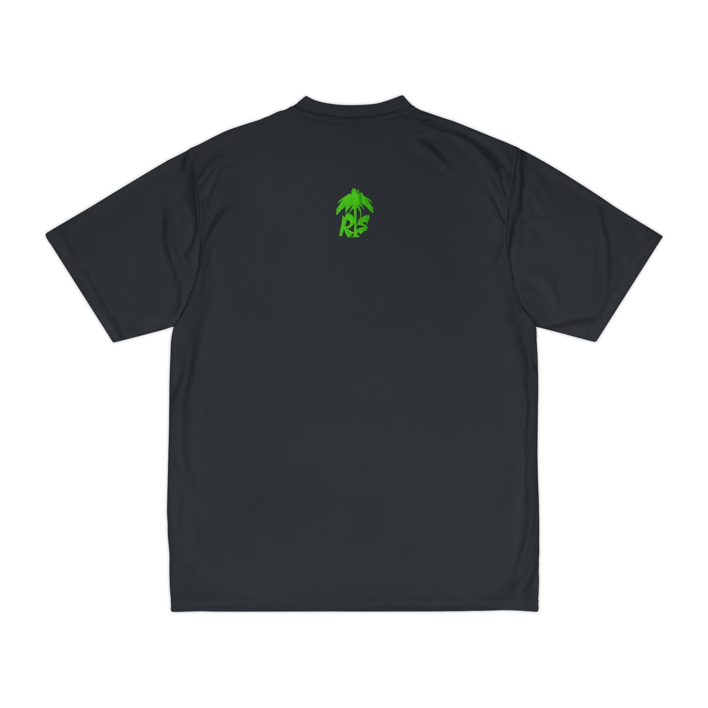 Men's Performance T-Shirt with Palm Tree Design - Fitness Shirt, Workout Tee, Casual Sportswear, Summer Apparel, Eco-Friendly Activewear