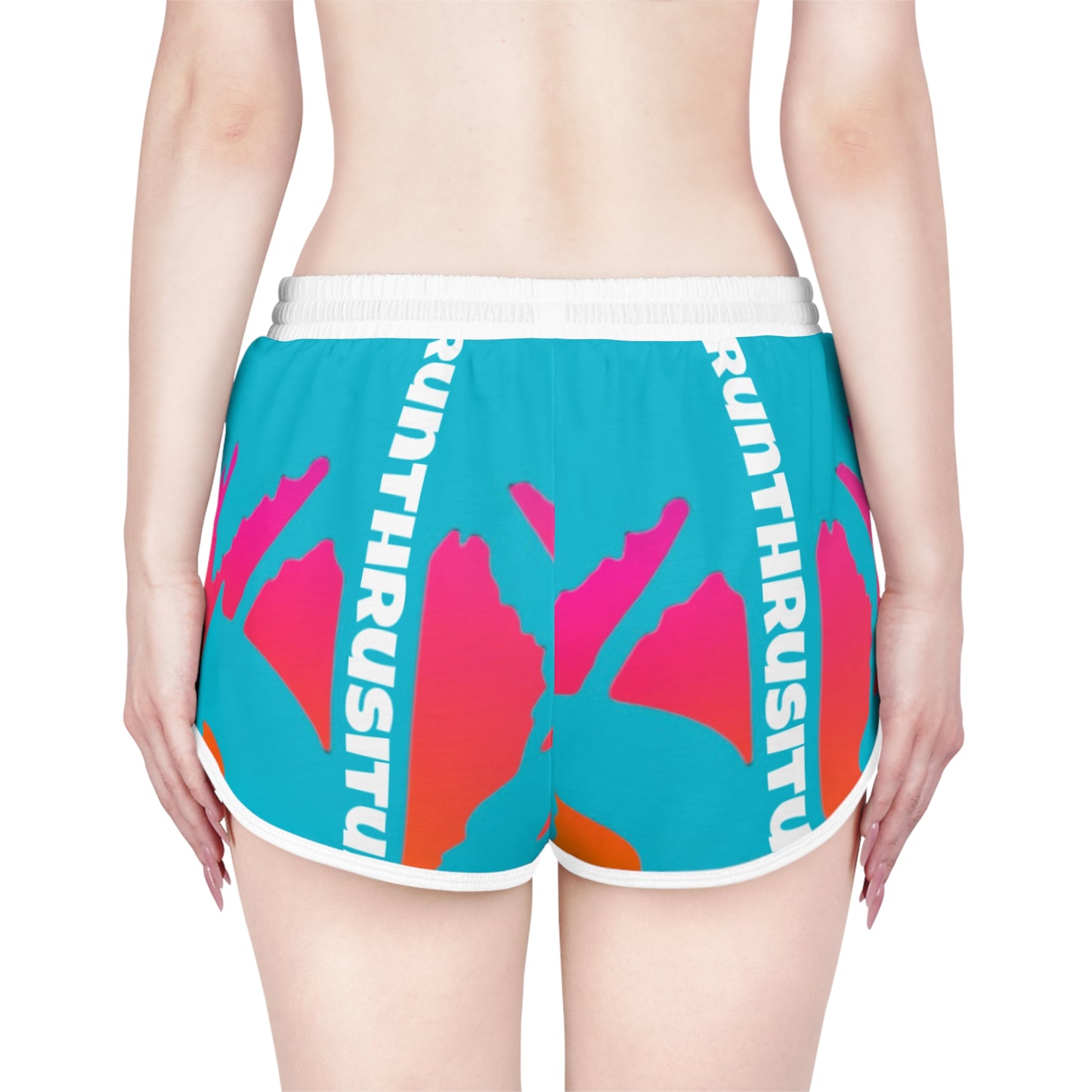 Women's Relaxed Summer Shorts, Trendy Beachwear, Vacation Shorts, Casual Lounge Shorts, Colorful AOP Shorts