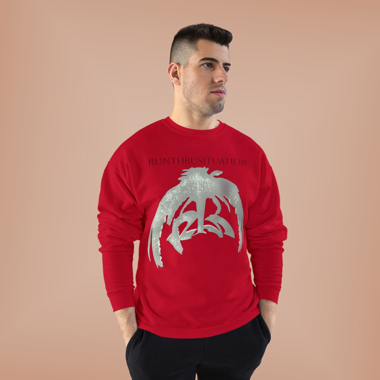 Eco-Friendly Crewneck Sweatshirt | Chill Vibes, Relaxed Style, Perfect for Casual Outings, Gift for Friends, Beach Days, Weekend Wear