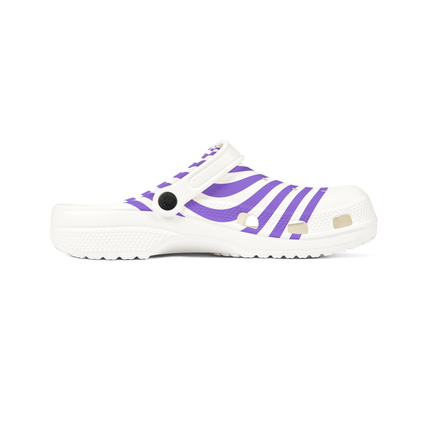 Purple Striped EVA Foam Shoes, Comfortable Clogs, Summer Footwear, Outdoor Shoes, Trendy Fashion Sandals, Perfect for Beach