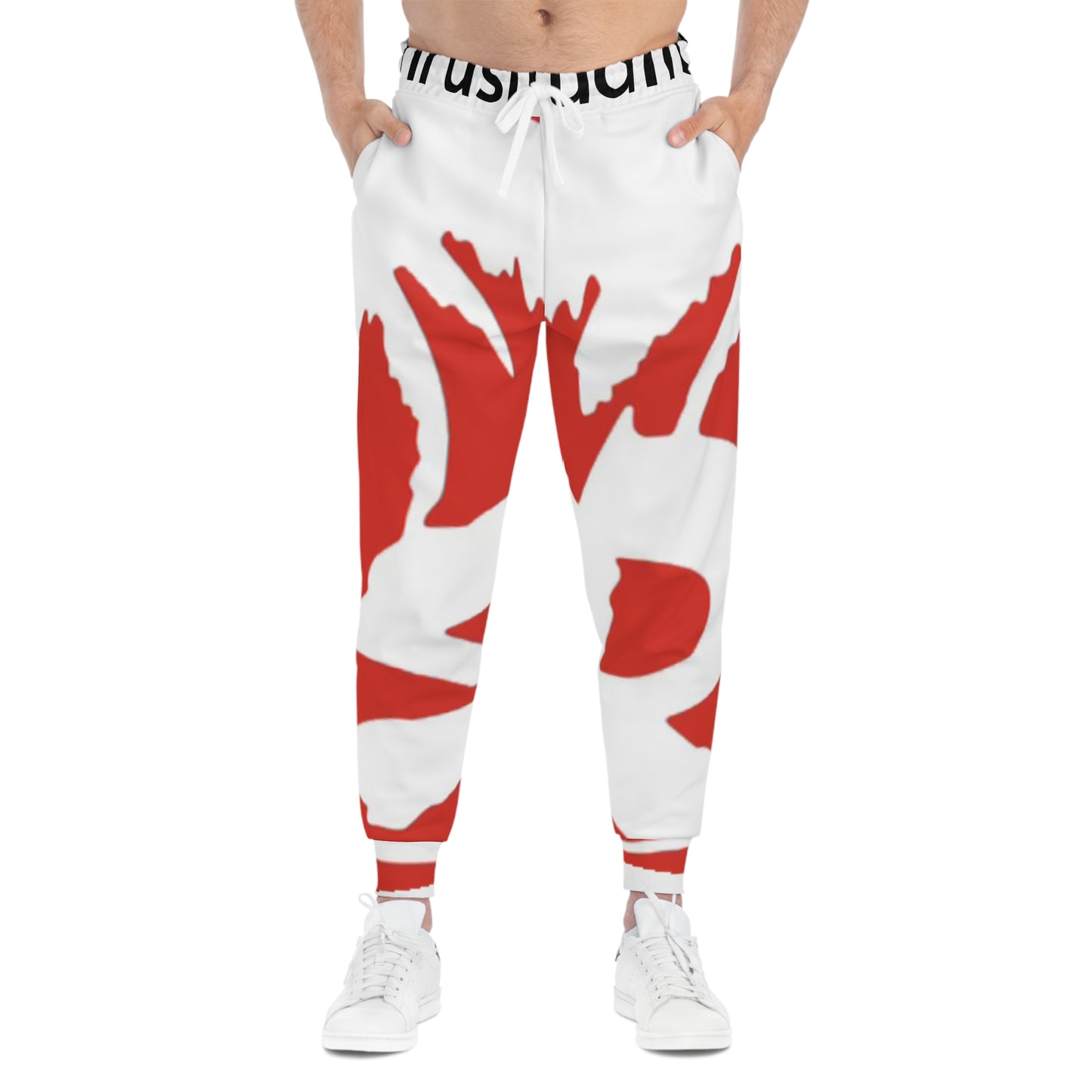 Bold Pattern Athletic Joggers, Stylish Sports Pants, Workout Trousers, Unisex Lounge Wear, Comfortable Activewear