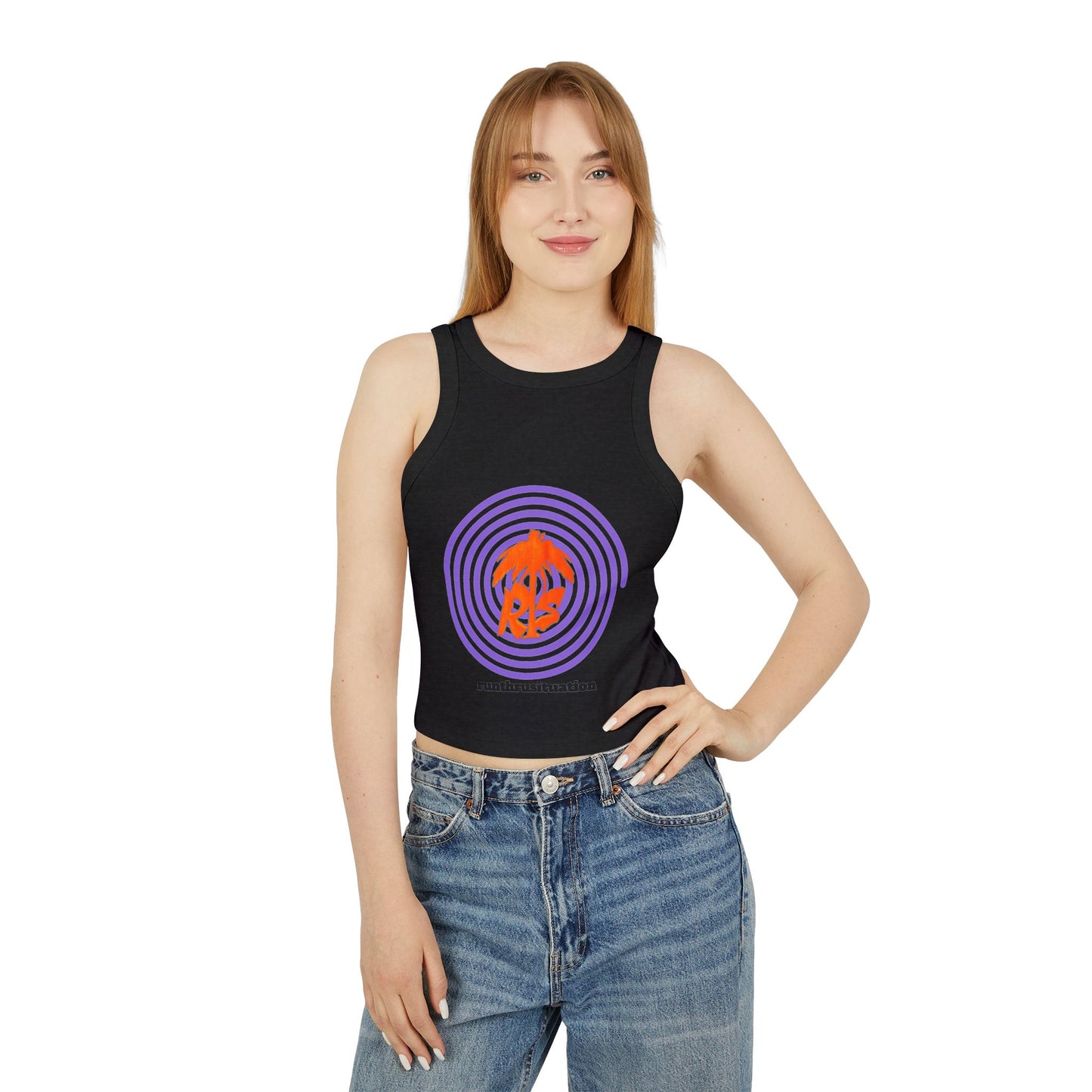 Women's Micro Rib Racer Tank Top