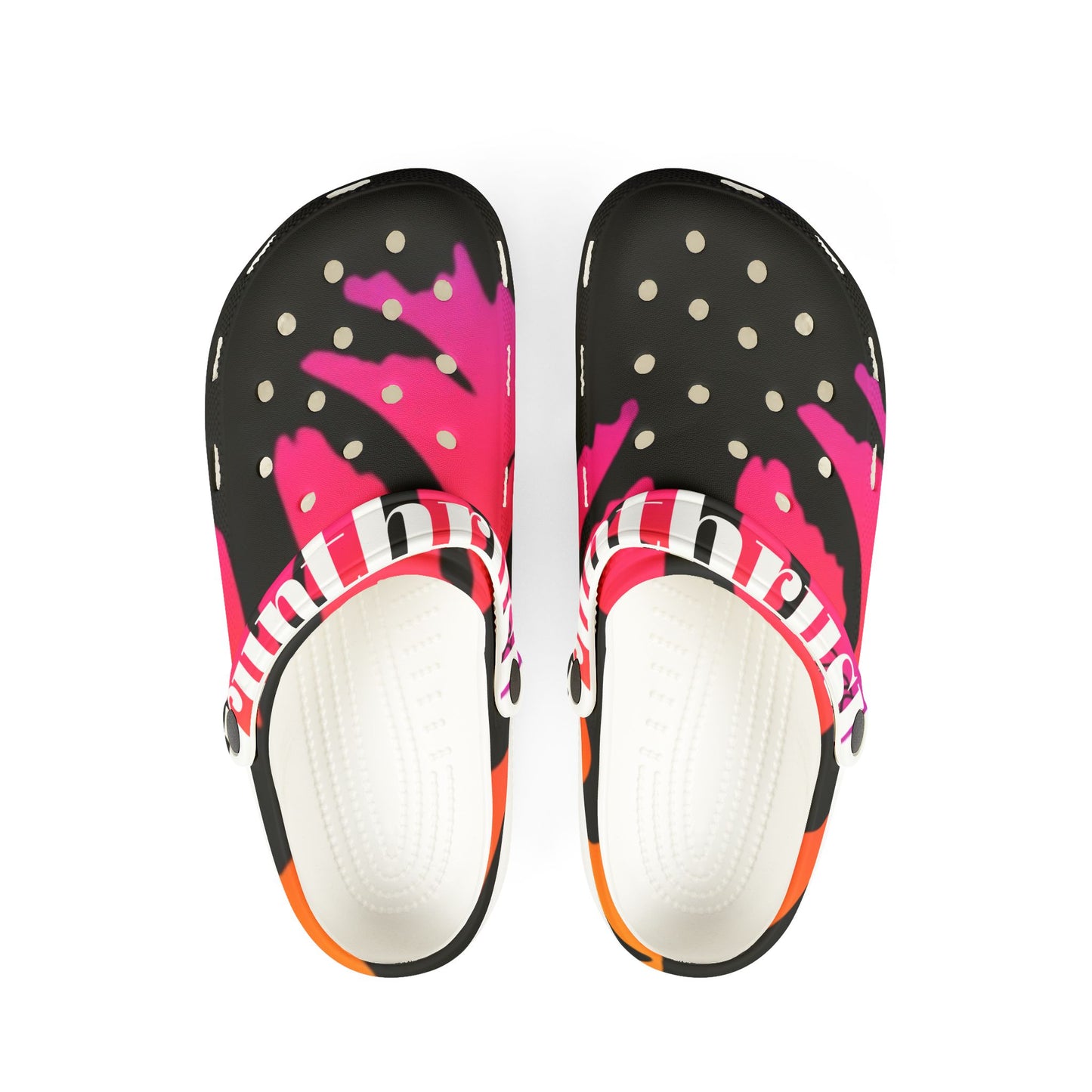 Vibrant AOP EVA Foam Clogs for Fun Footwear, Unique Pattern Shoes, Comfortable House Shoes, Garden Footwear, Gift for Her