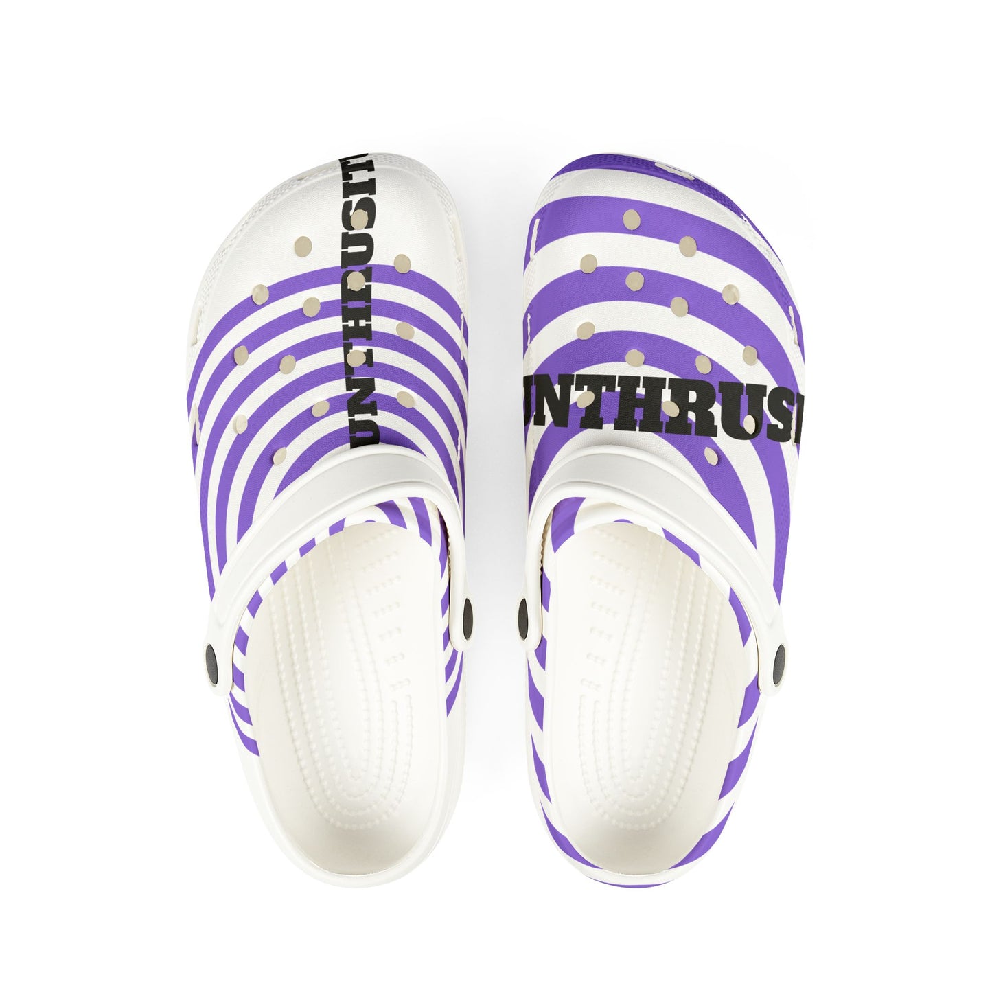Purple Striped EVA Foam Shoes, Comfortable Clogs, Summer Footwear, Outdoor Shoes, Trendy Fashion Sandals, Perfect for Beach