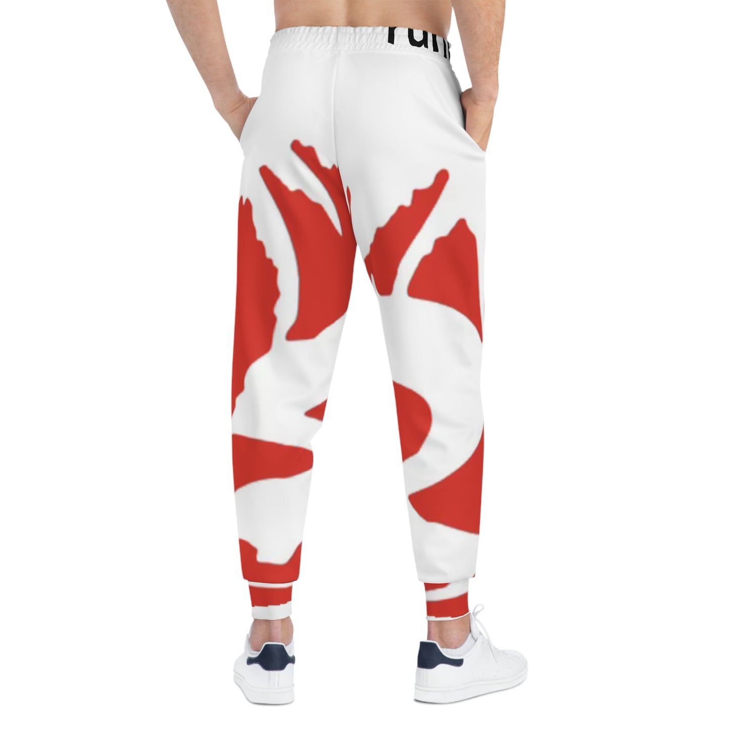 Bold Pattern Athletic Joggers, Stylish Sports Pants, Workout Trousers, Unisex Lounge Wear, Comfortable Activewear