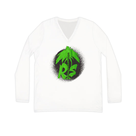 Women's Long Sleeve V-neck Shirt (AOP)