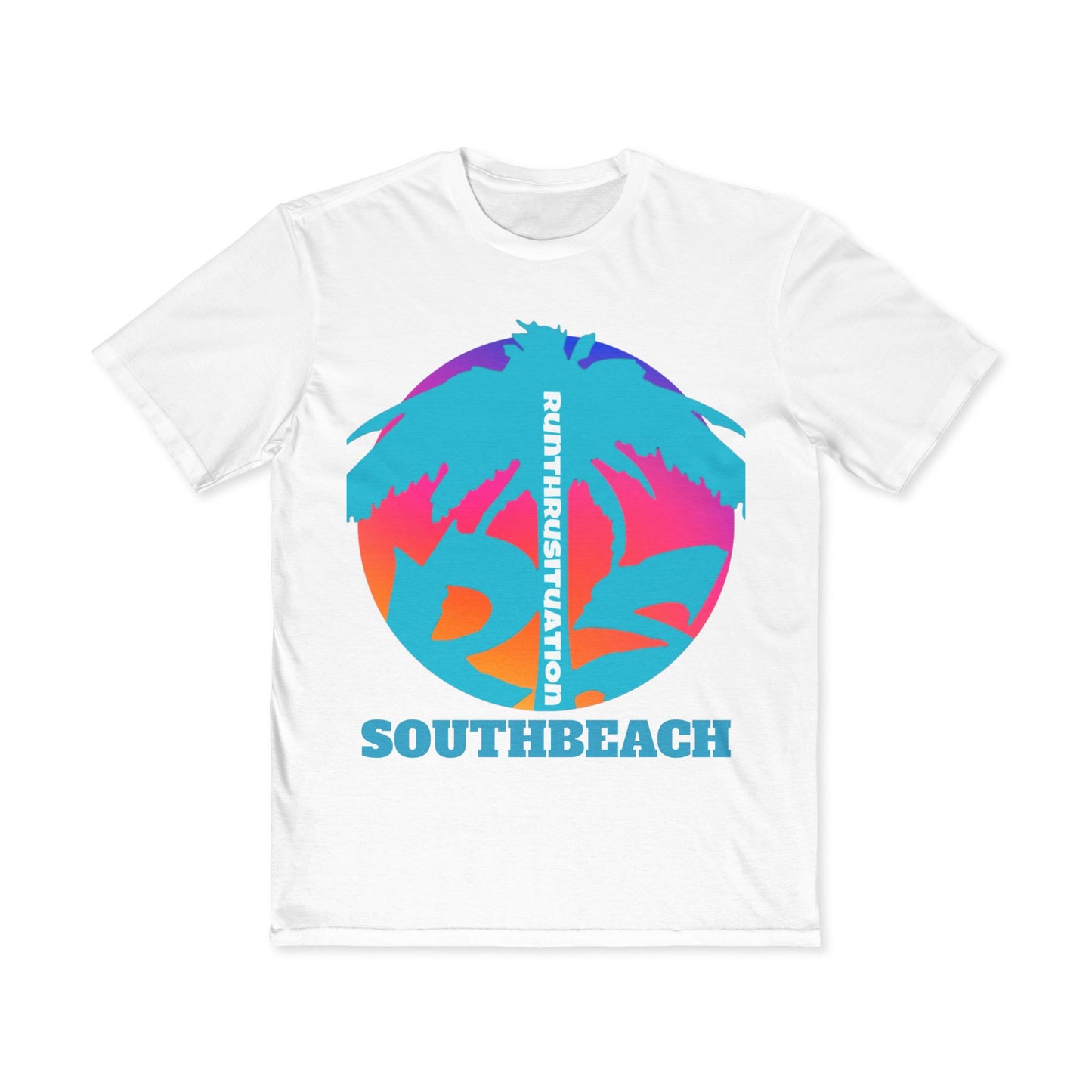Men's South Beach Graphic Tee, Summer Vibes Shirt, Casual Beachwear, Gift for Him, Trendy Vacation Top
