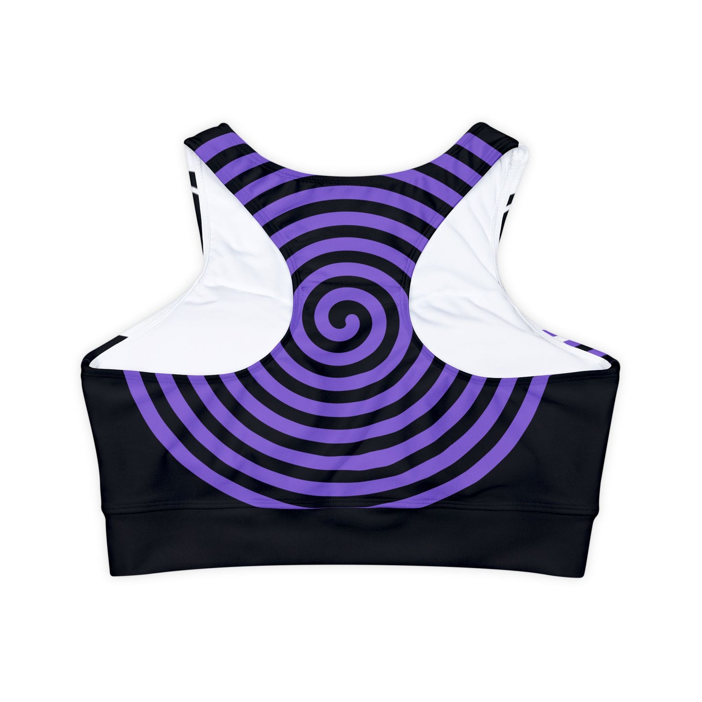 Fully Lined, Padded Sports Bra (AOP)