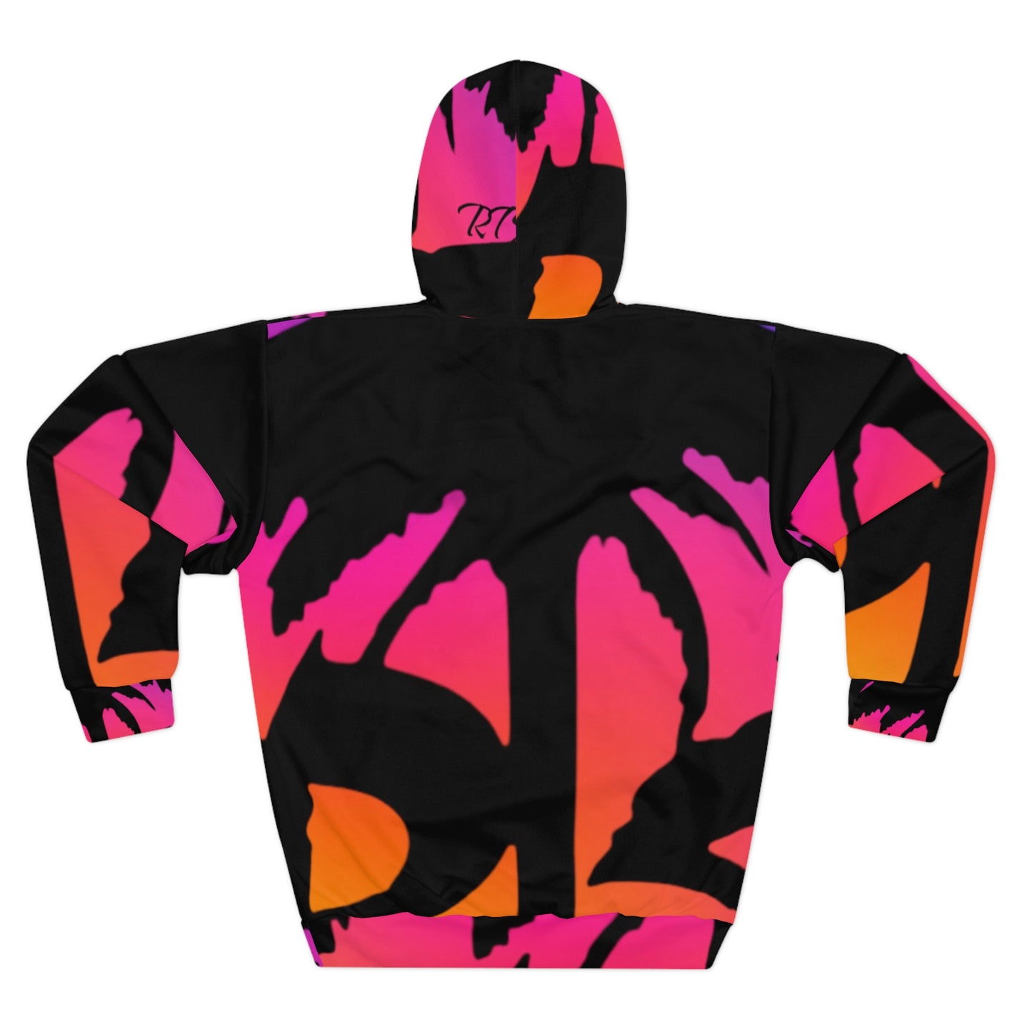 Run Thru Situation Hoodie — Bold Neon Abstract All-Over Pullover